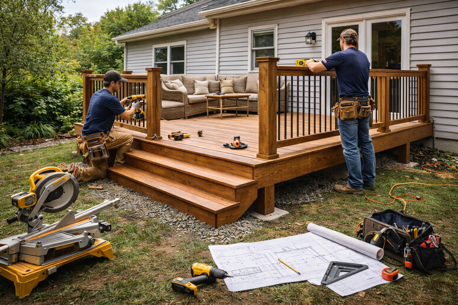 deck-porch-construction Deck & Porch Construction